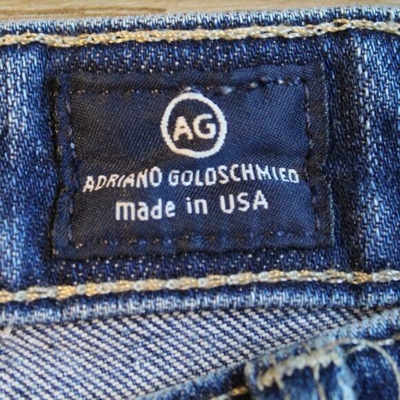 AG Adriano Goldschmied The Stilt Cigarette Leg Jeans Blue Mid Rise Women’s 29R - Picture 5 of 10